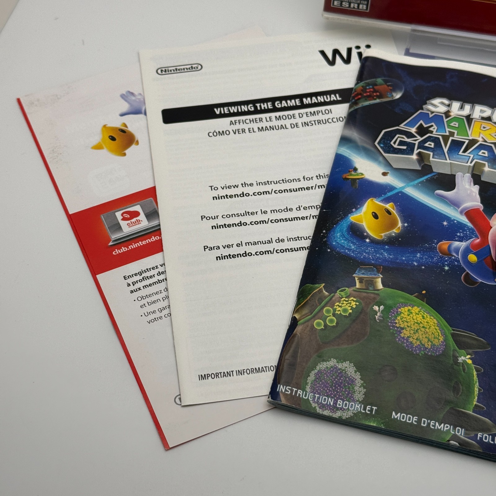 Super Mario Galaxy (Nintendo Selects Wii, 2011) CIB Complete Tested