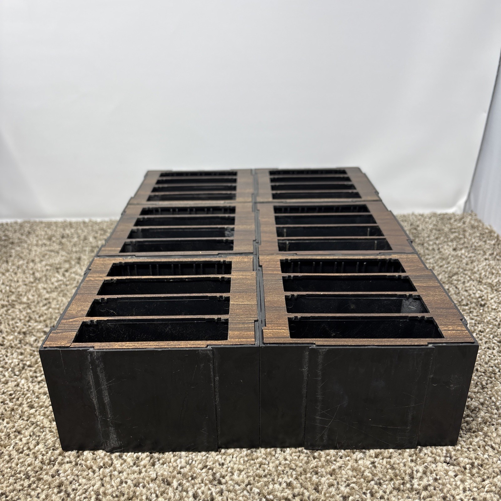 VINTAGE Music Mate 24 Ct. Modular Atari Game Holder Storage Organizer RARE