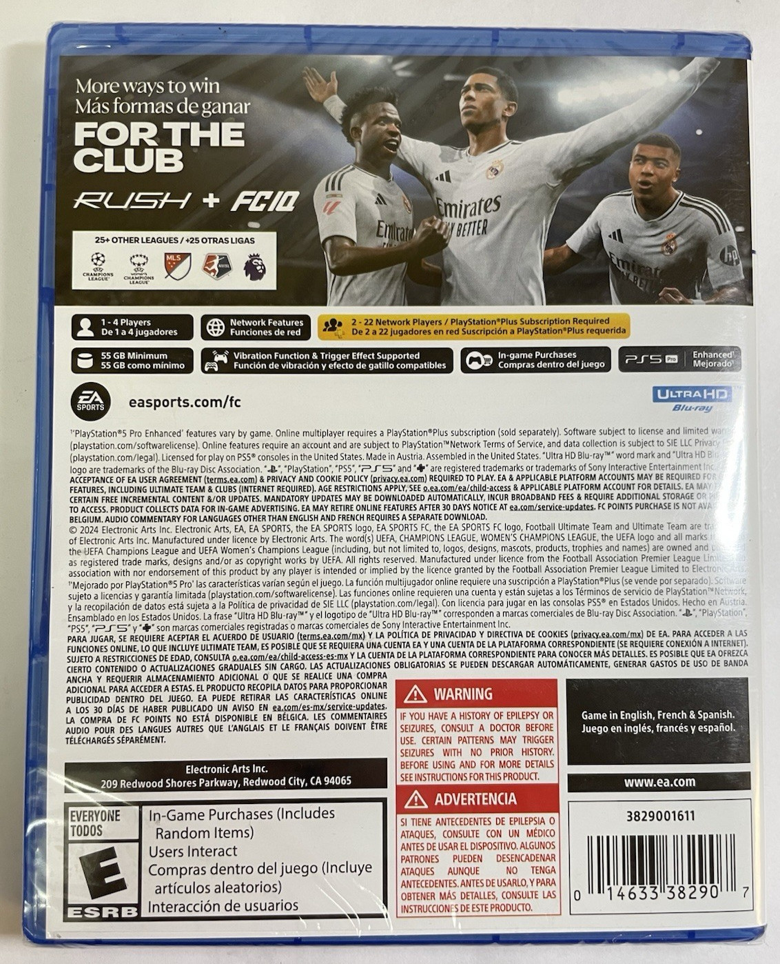 EA Sports FC 25 PlayStation 5 Video Game Brand New Sealed