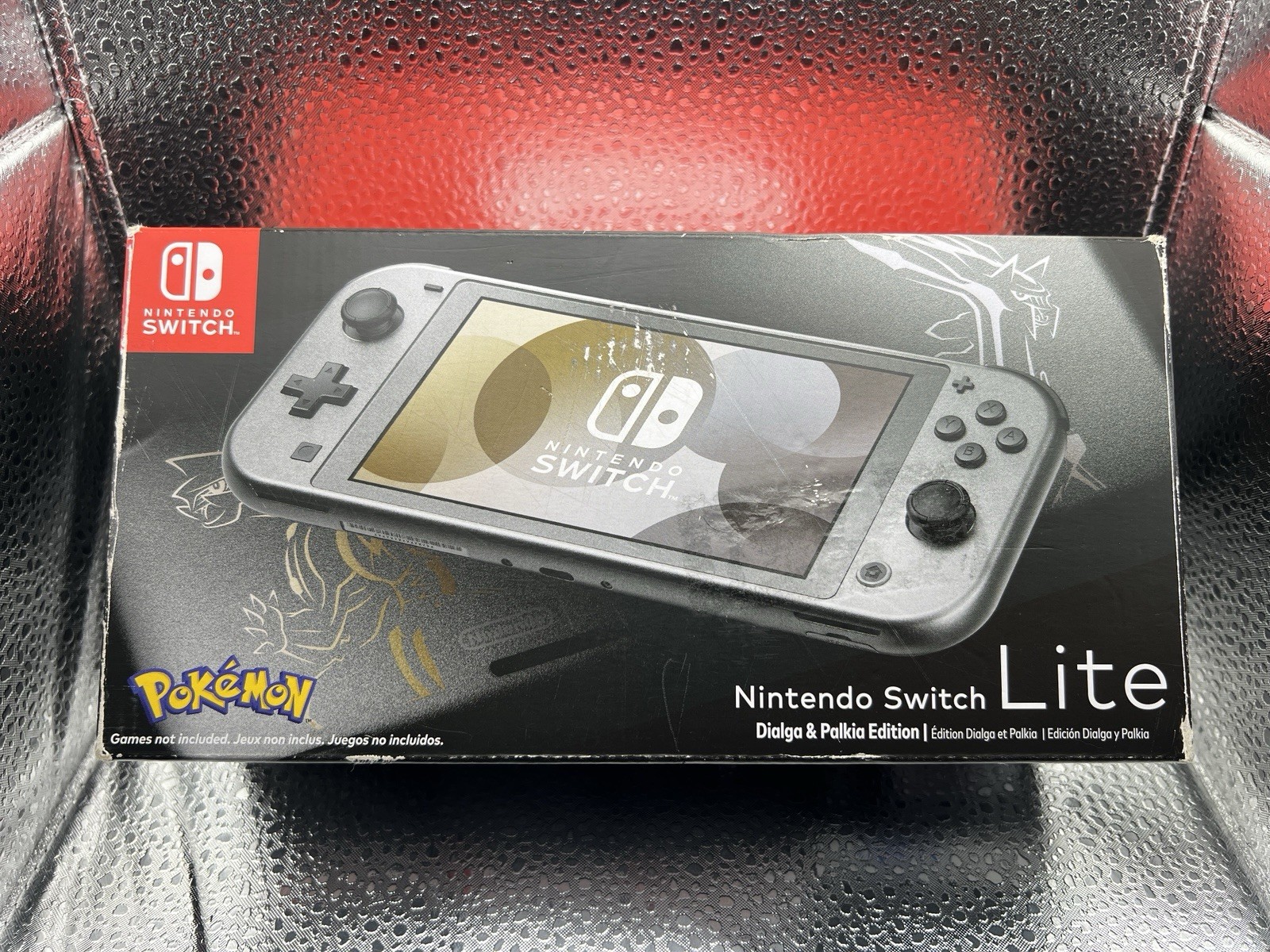 Nintendo Switch Lite Pokemon Dialga & Palkia Edition w/box, charger