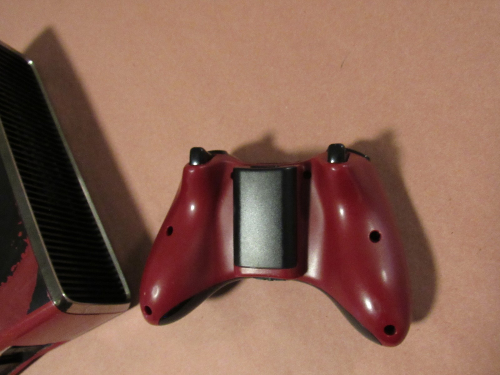 Xbox 360 Gears of War 3 Limited Ed. Slim Console + controller Only Tray stuck