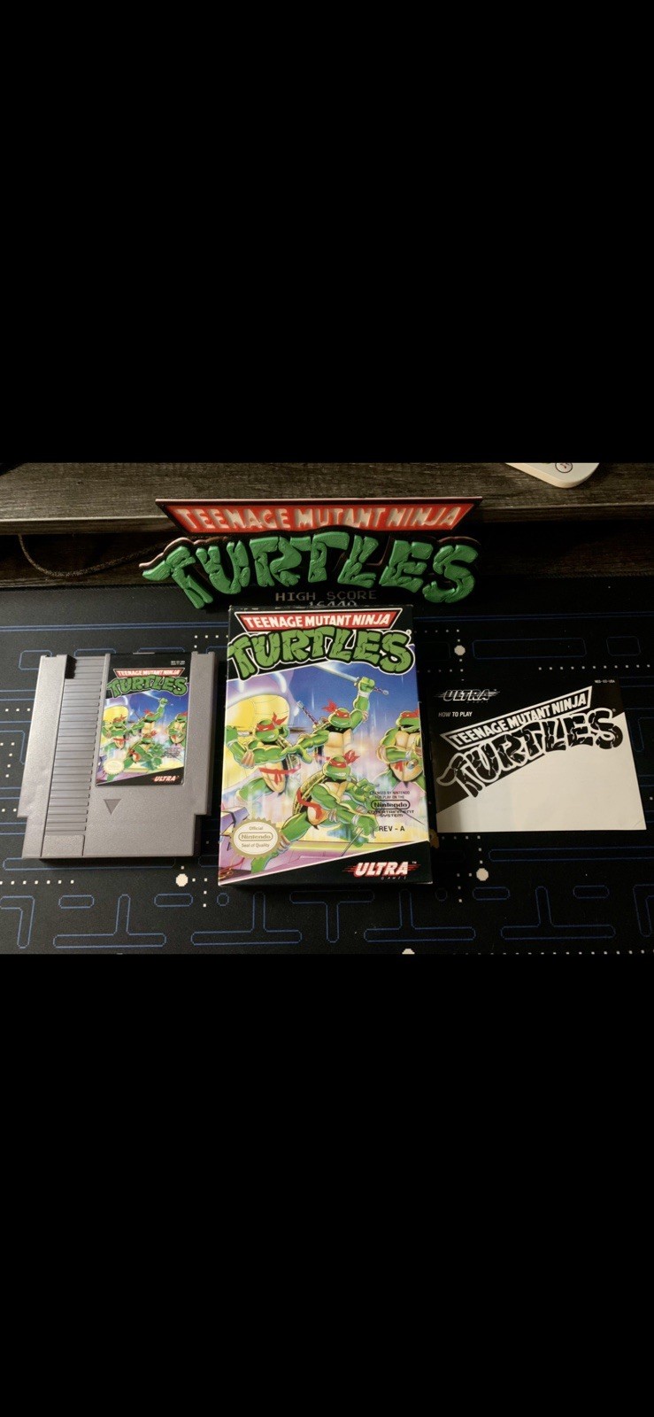 NES CIB TMNT 1 2 and 3 Nintendo Entertainment System Games Authentic Complete