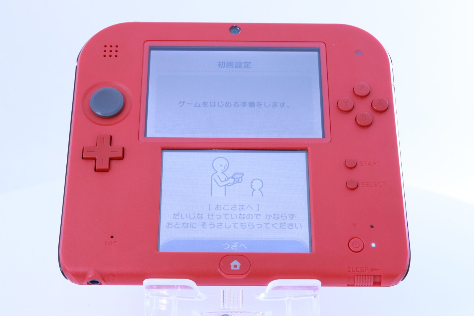 JP Game Nintendo 2DS Red [Rank:S] W/Box Region-locked