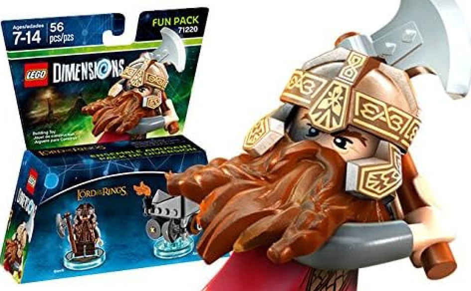 LEGO Dimensions 71209 Gimli Fun Pack – Lord of the Rings – NEW Sealed Retired