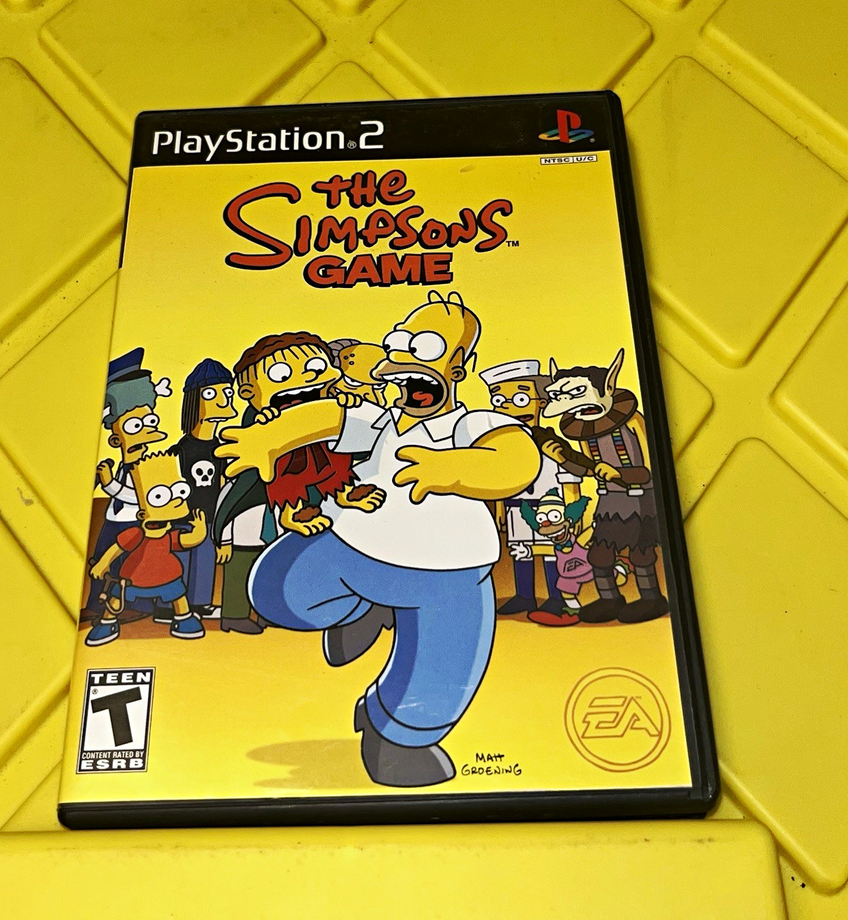Electronic Arts The Simpsons Game Sony PlayStation 2 PS2 T Manual(J)