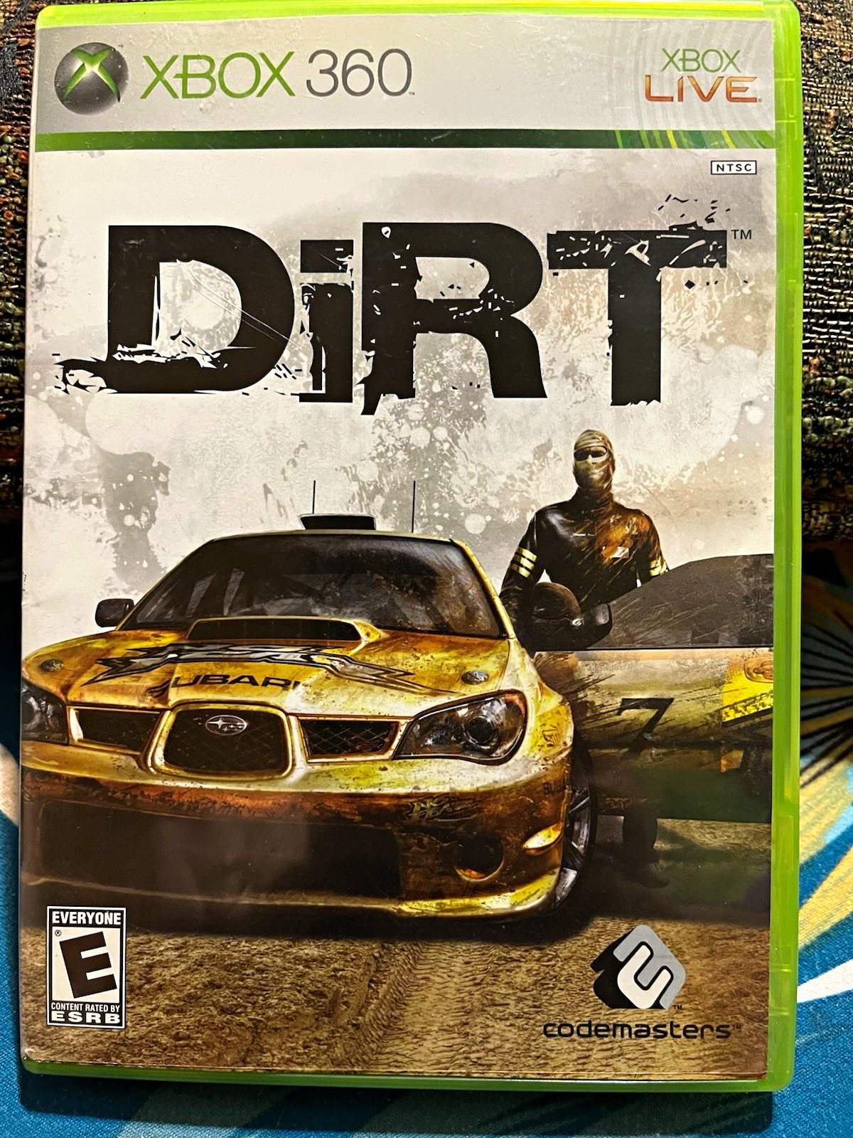 Codemasters DiRT Xbox 360 E NTSC-U/C 2007 Multiplayer Online Manual