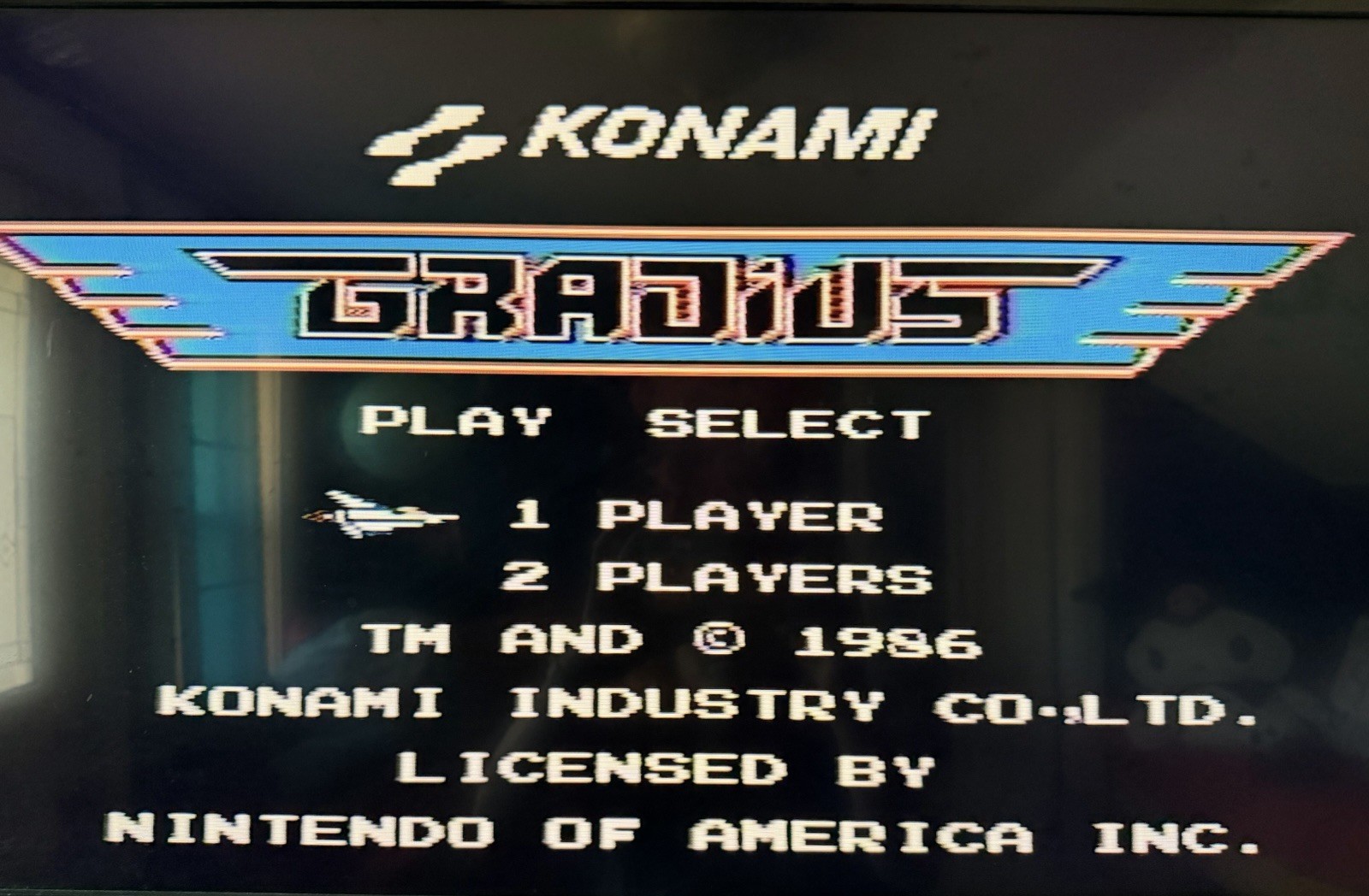 Konami Gradius (Nintendo NES, 1986) Shooter Multiplayer NTSC-U/C