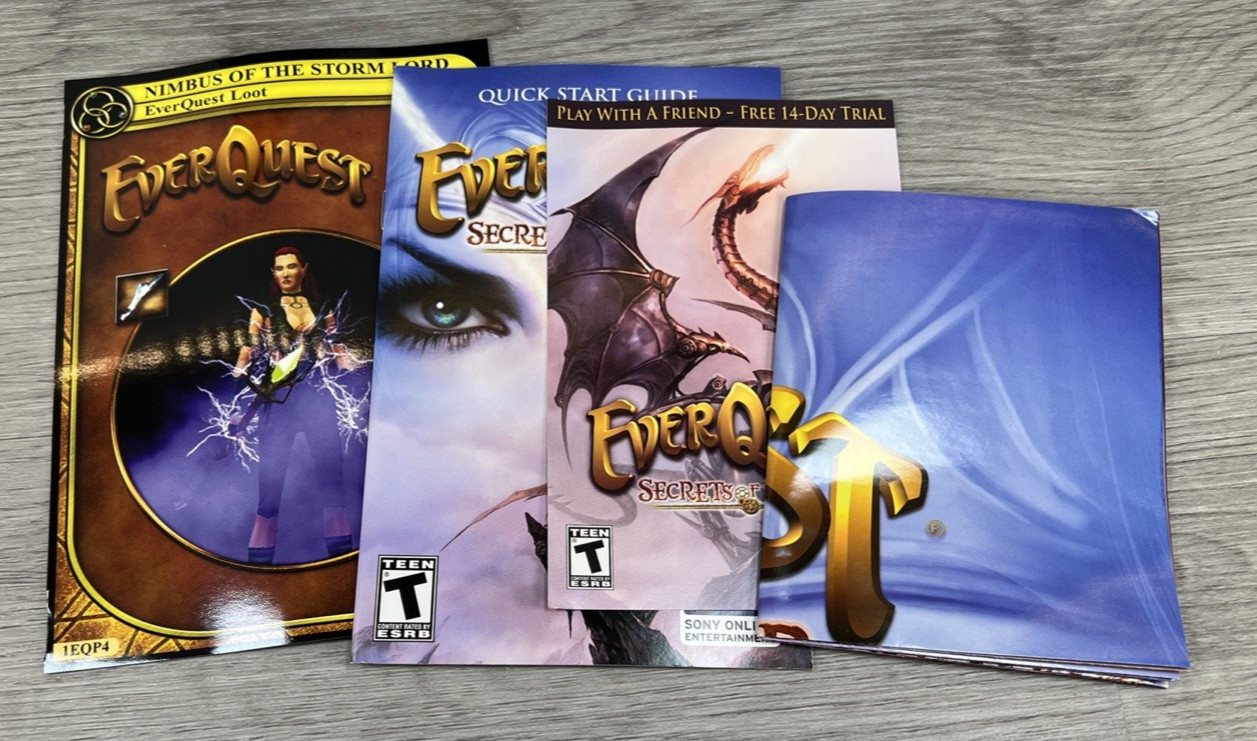 EverQuest: Secrets of Faydwer (PC, 2007) – Complete In Box