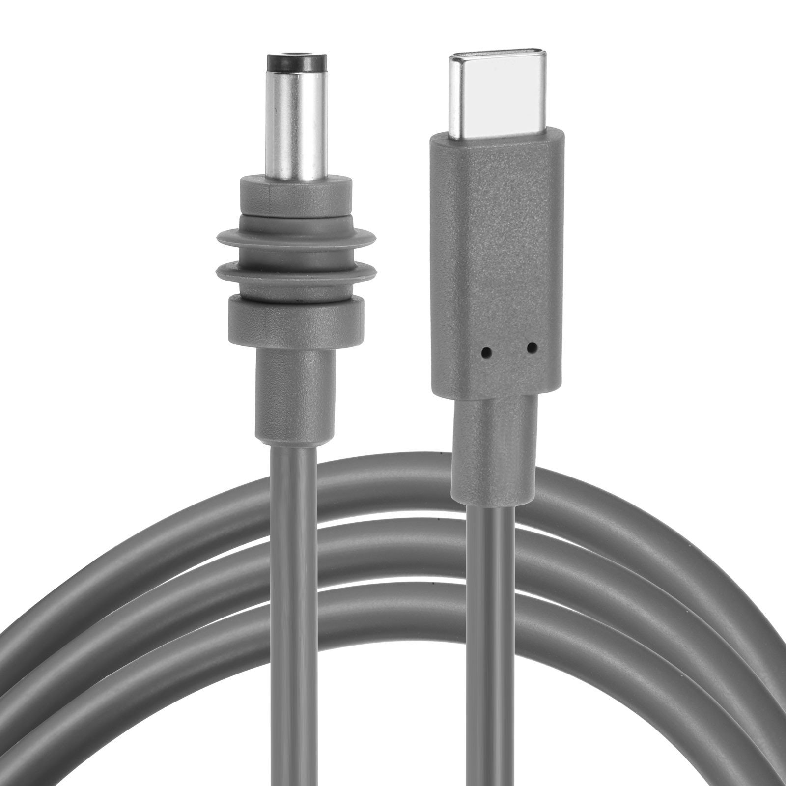 16FT USB C to DC Power Fast Charging Cable 100W,5.5mmx2.1mm /20V 5A (Grey)