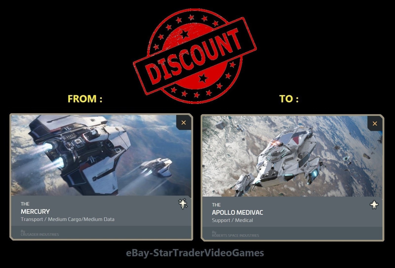 STAR CITIZEN – SHIP UPGRADE MERCURY TO APOLLO MEDIVAC
