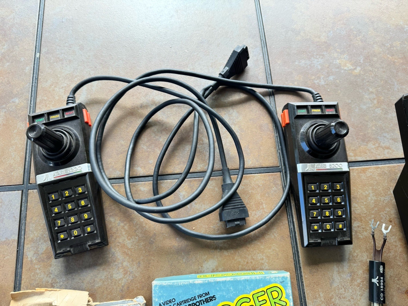 Atari 5200 Console 4 Port 2 Controllers 9 Games Switch Box Gaming See Descriptio