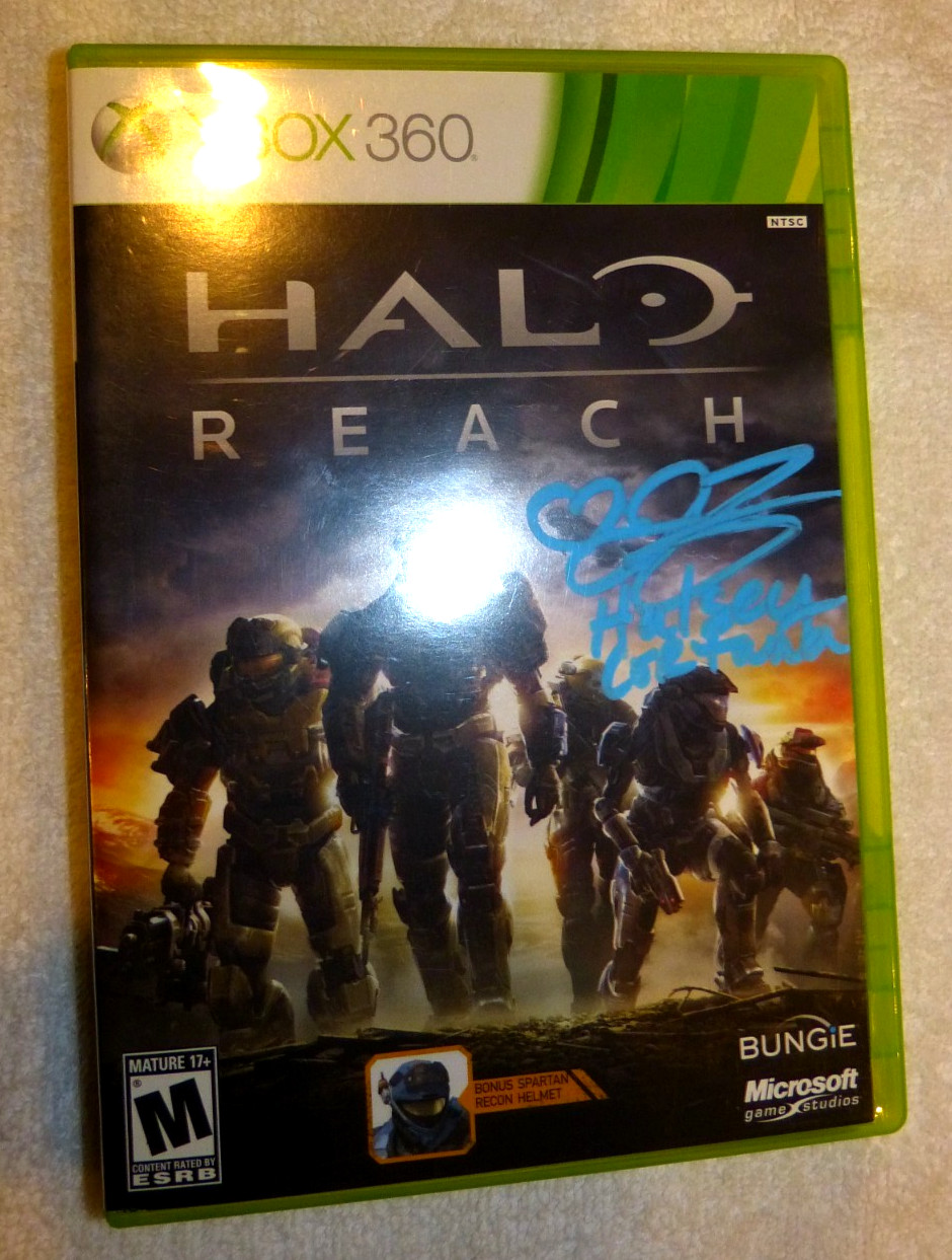 Halo: Reach Xbox 360 signed by Jen Taylor the voice of Cortana/Dr. Halsey