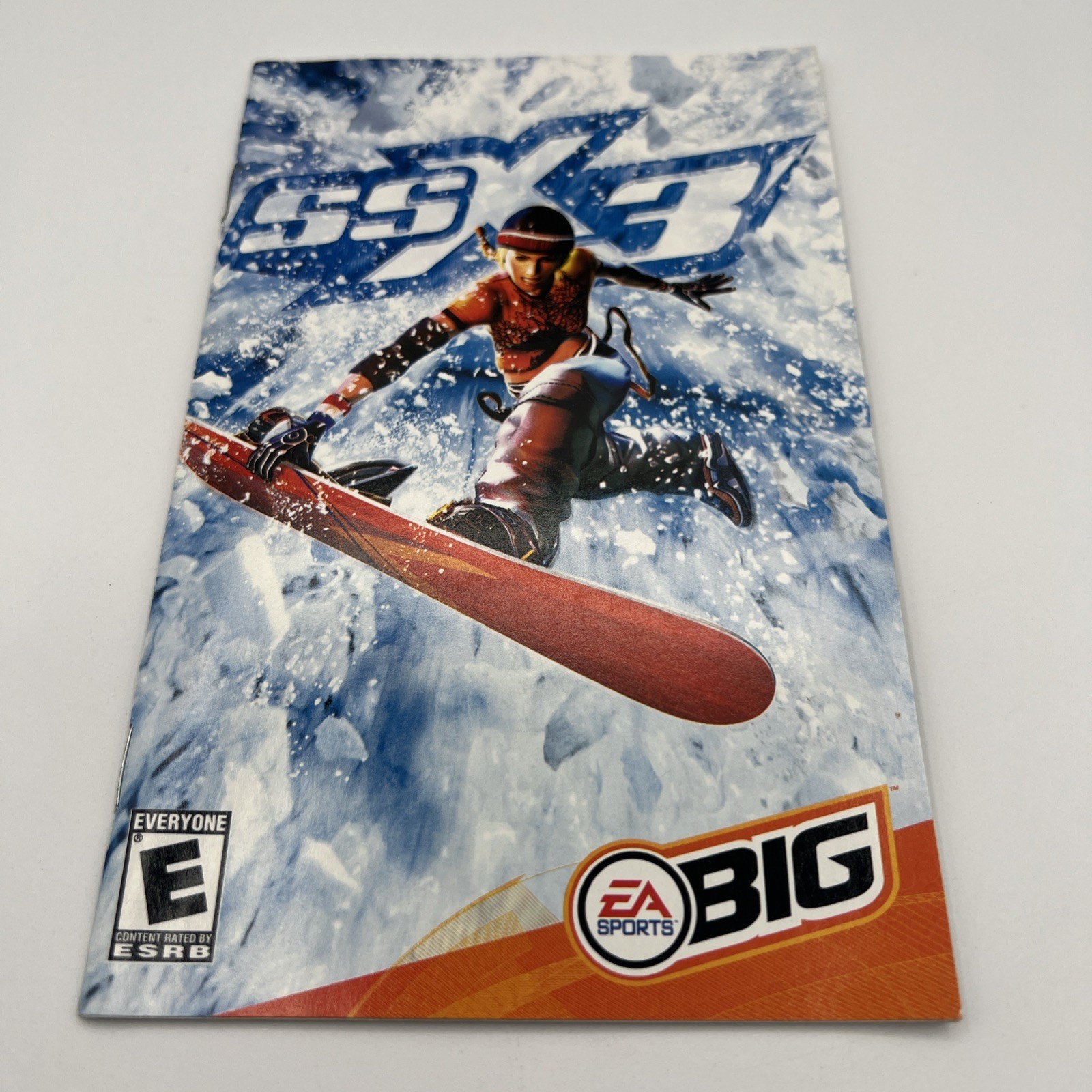EA Sports SSX 3 (Sony PlayStation 2, 2003) Manual Only Mint