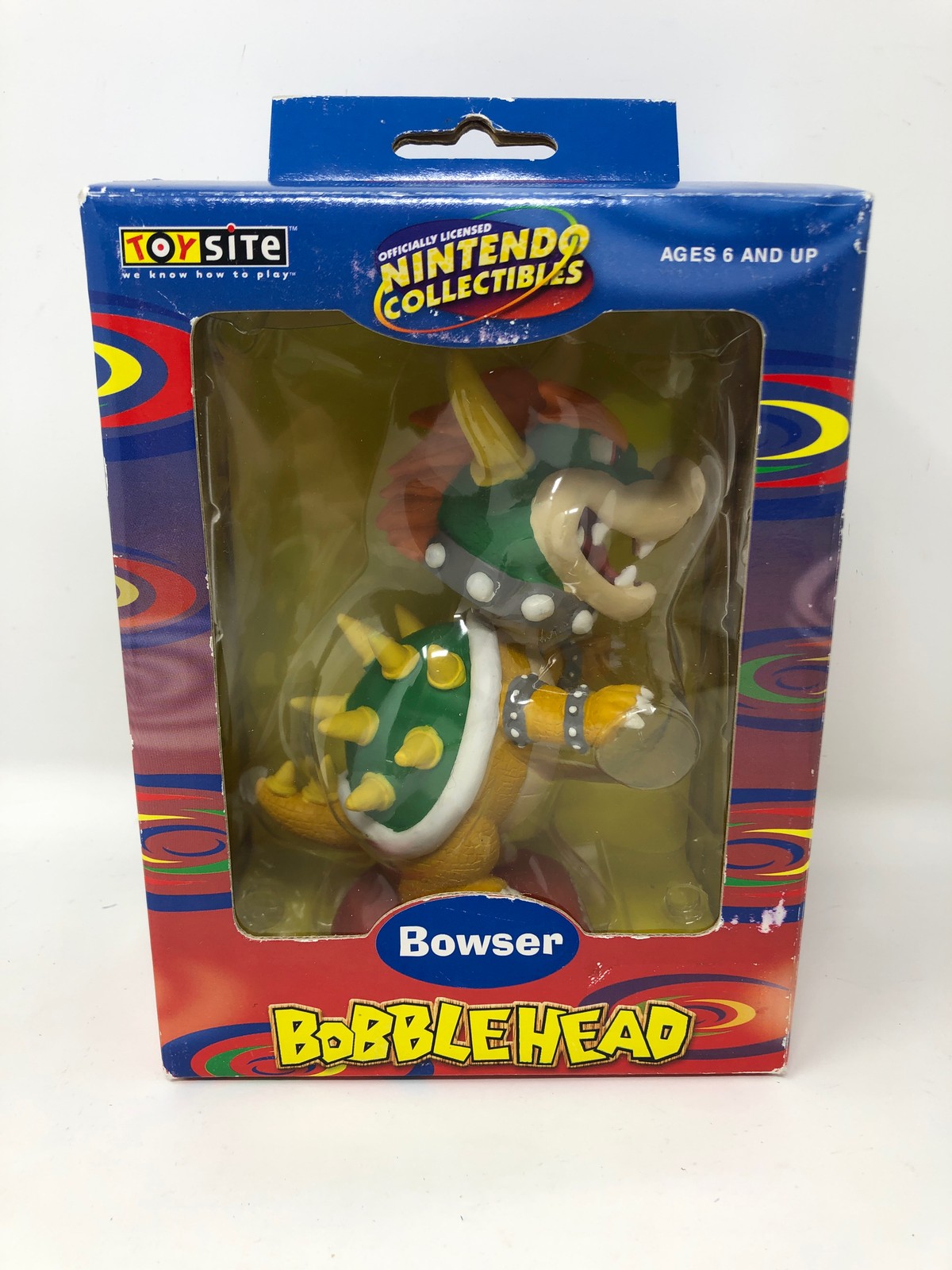 BOWSER TOYSITE 2001 BD&A NINTENDO COLLECTIBLES Bobble Head Mario