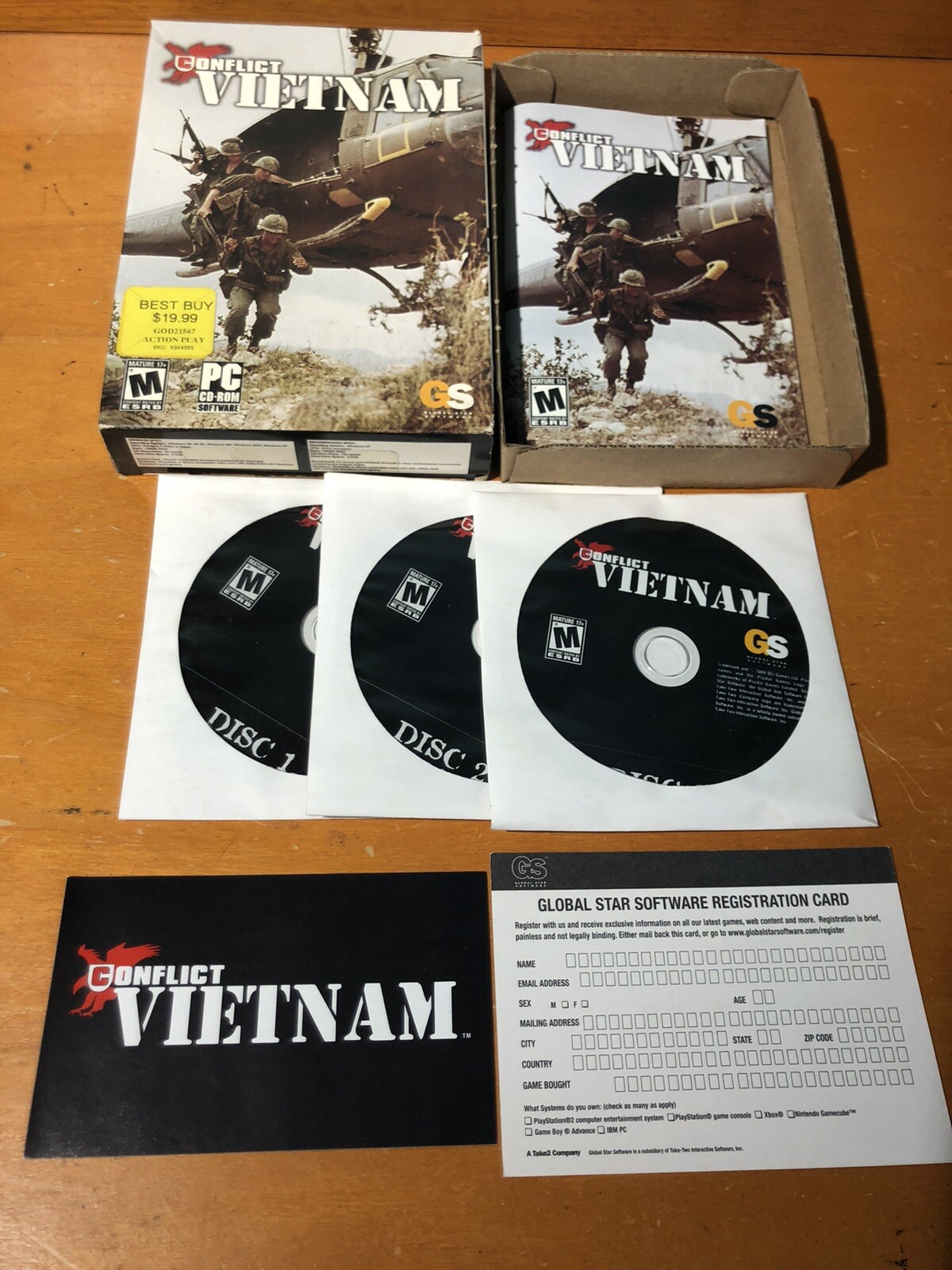Conflict: Vietnam (PC Box 2004) Rare Complete Great Shape vintage PC gamer cool
