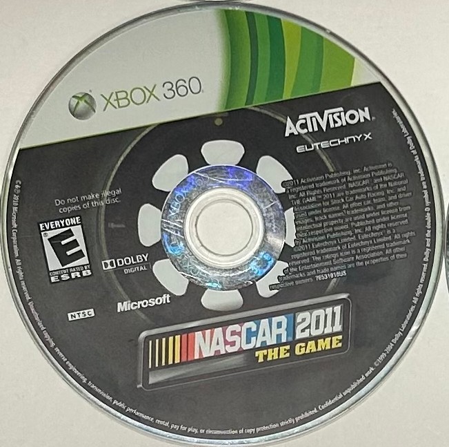 NASCAR The Game 2011 Microsoft Xbox 360 – Disc Only