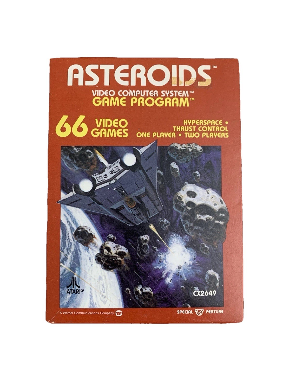Asteroids Atari 2600 1981 Game Cartridge SEALED CLEAN CONDITION CX2649