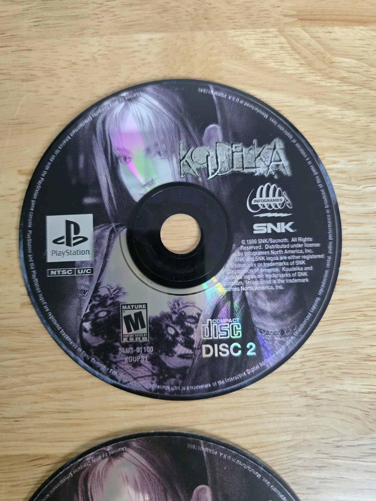 Sony PS1 Playstation Koudelka Disc Only 1, 2, 3, 4