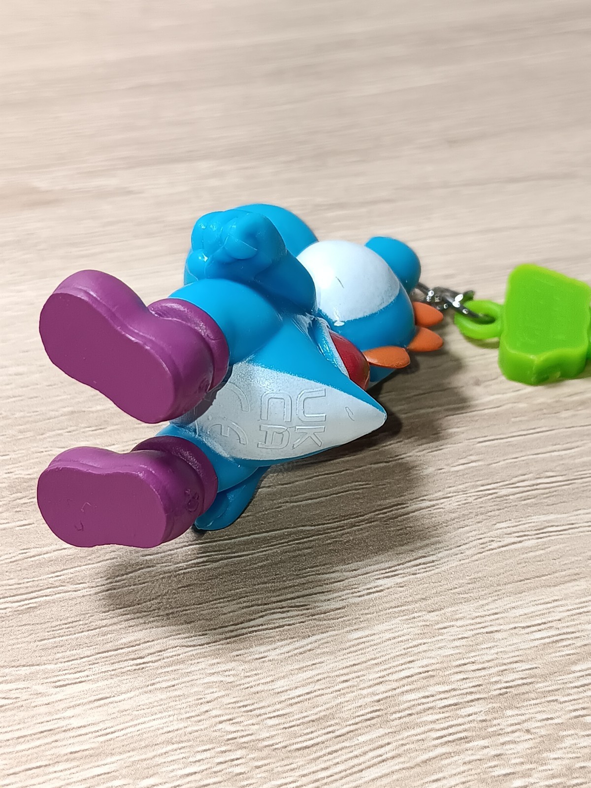 *FREE SHIP* 2″ LIGHT BLUE YOSHI BackPack Buddies Clip Keychain Super Mario