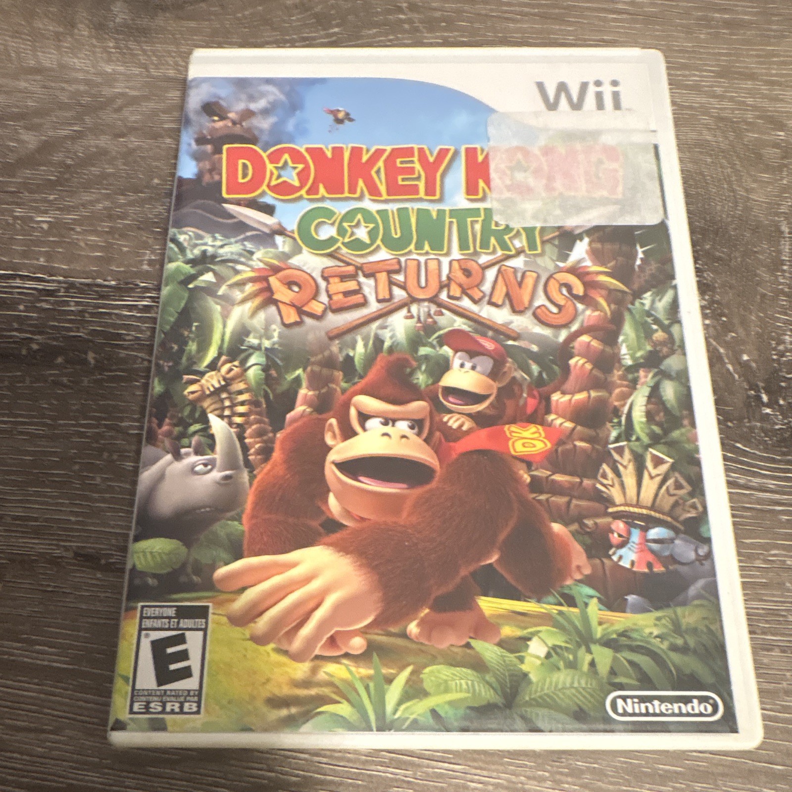 Nintendo Donkey Kong Country Returns Nintendo Wii Platformer Game E-Everyone