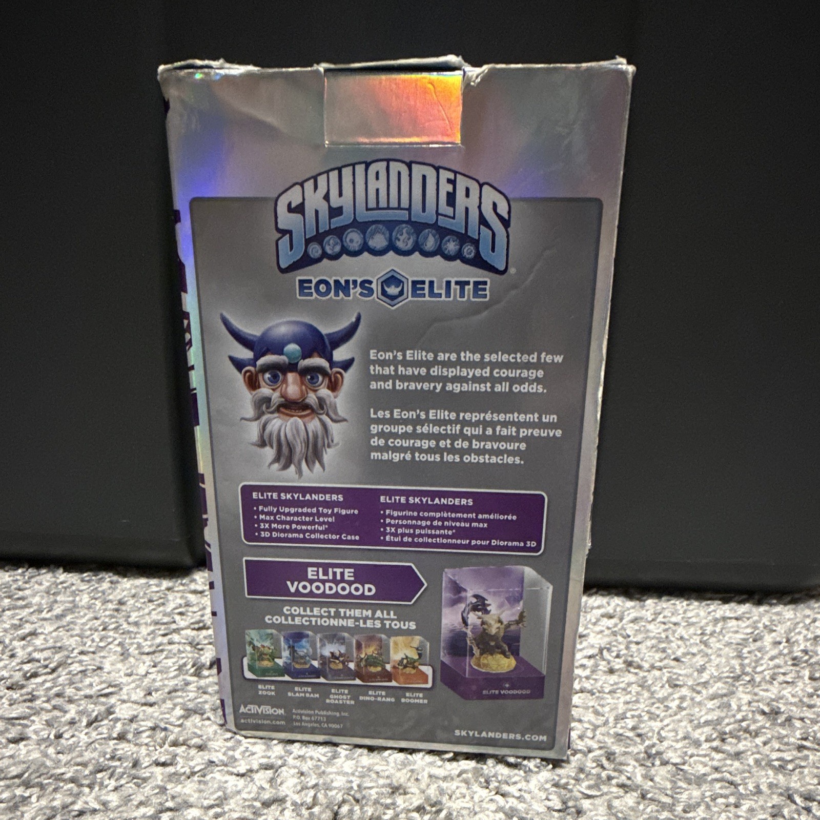 Skylanders Eon’s Elite Elite Voodood Character Figure w/ 3D Diorama Case