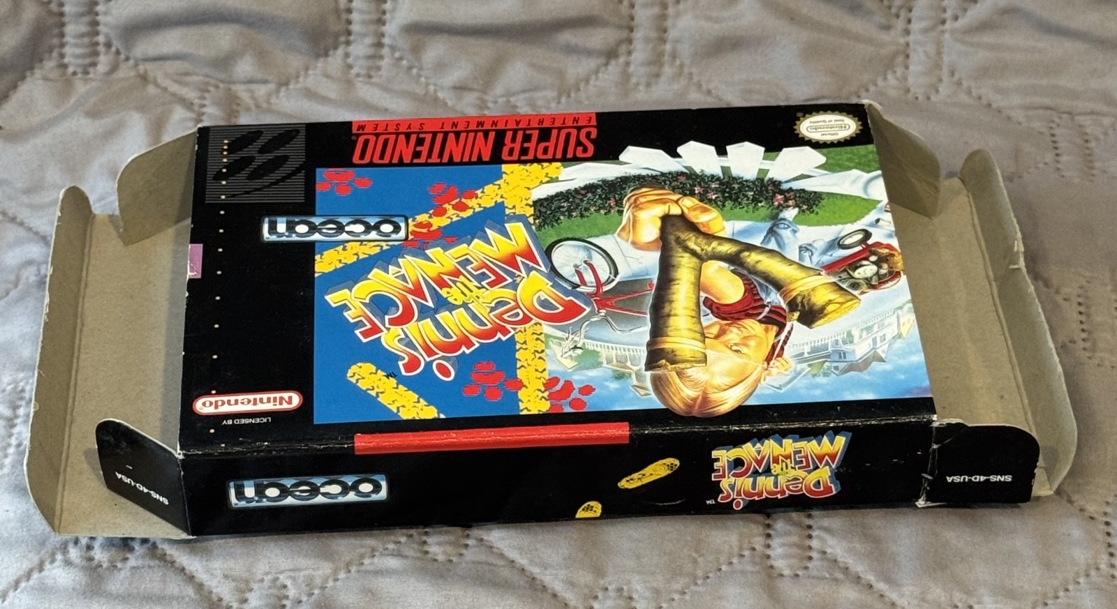 Dennis the Menace * Snes Box Only * Super Nintendo Original box