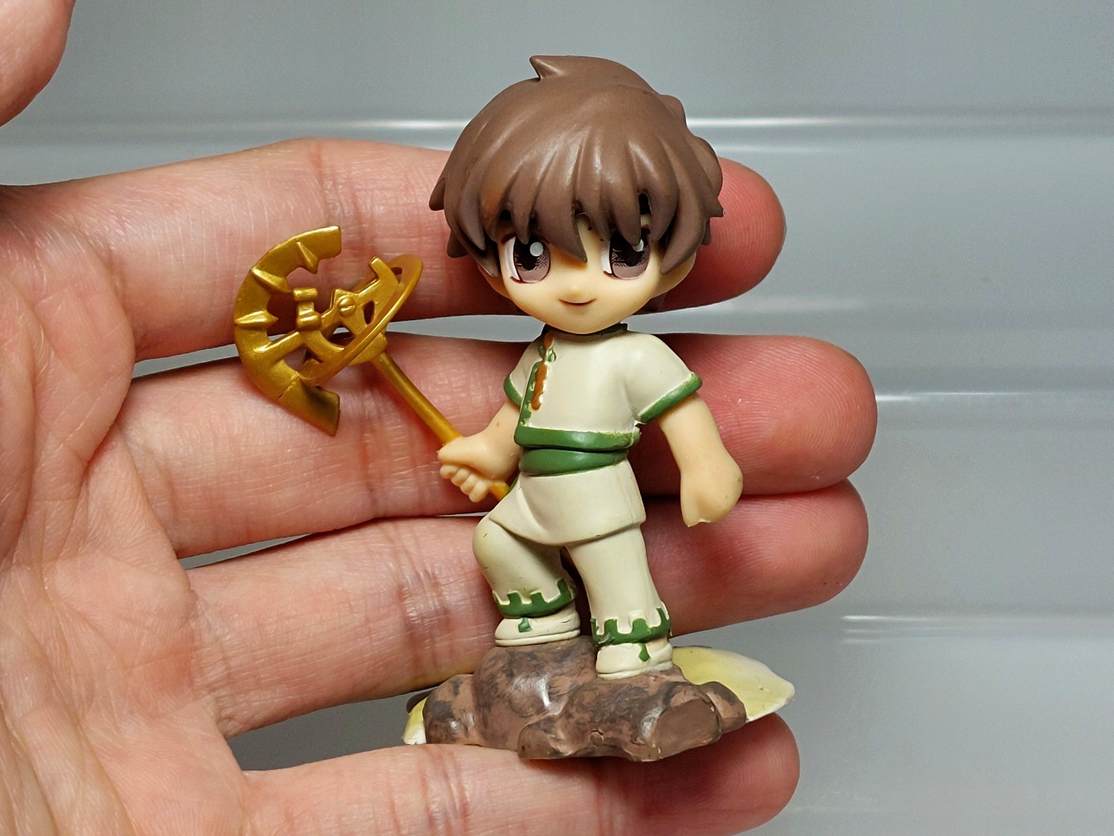 Clamp in 3-D Land Tsubasa Reservoir Chronicle Syaoran Figure Movic 2007 2.4in