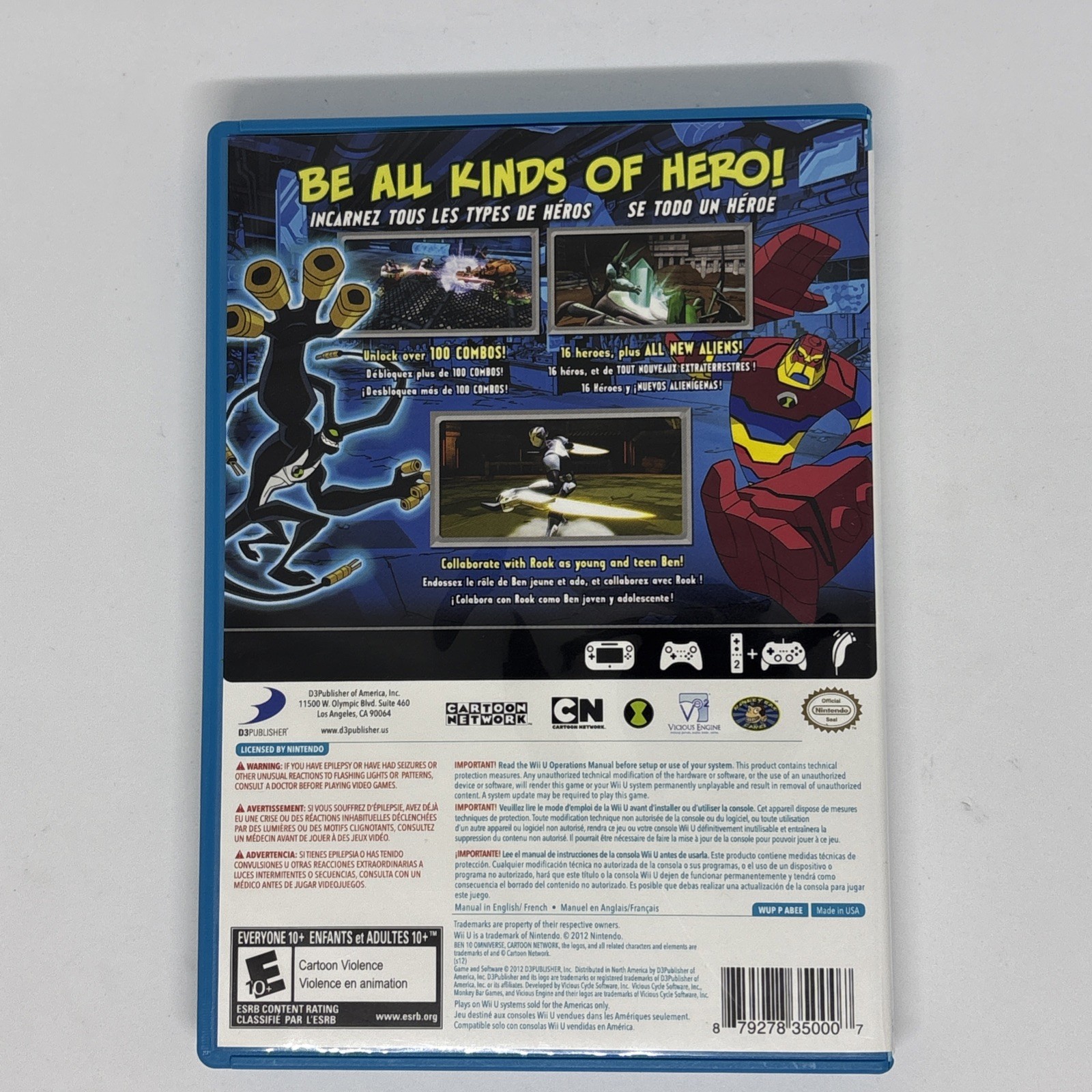 Ben 10: Omniverse (Nintendo Wii U, 2012) With Manual CIB