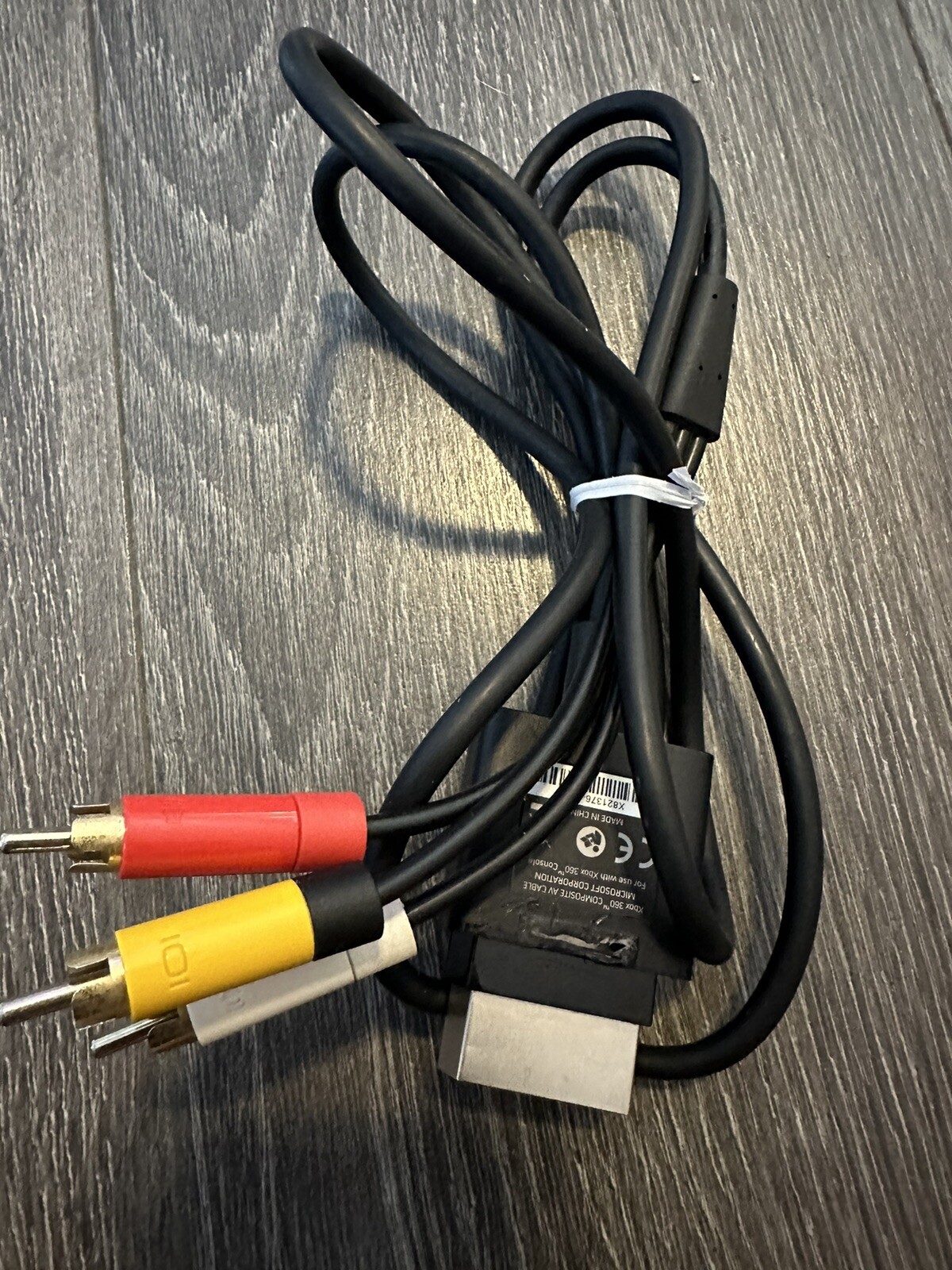 Genuine Microsoft Xbox 360 Composite AV RCA Cable Connection Cord