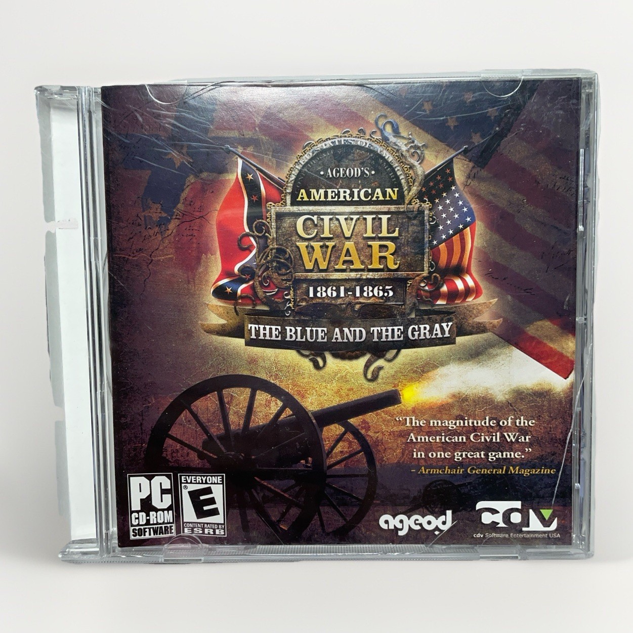 Ageod American Civil War PC Game 1861-1865 Blue & Gray Strategy CD-ROM