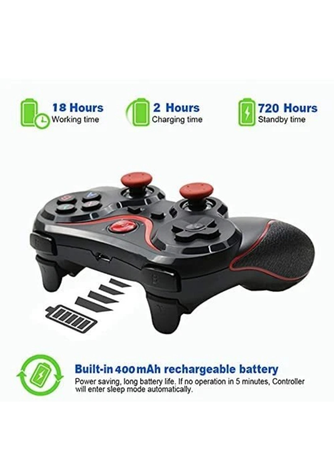 Wireless Bluetooth Mobile Controller Gamepad for IOS /Android Tablet Smart Phone