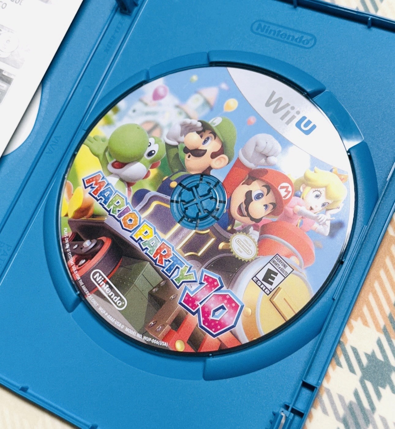 Mario Party 10 Nintendo Wii U Game & Case Tested/Works Adult Owned K190