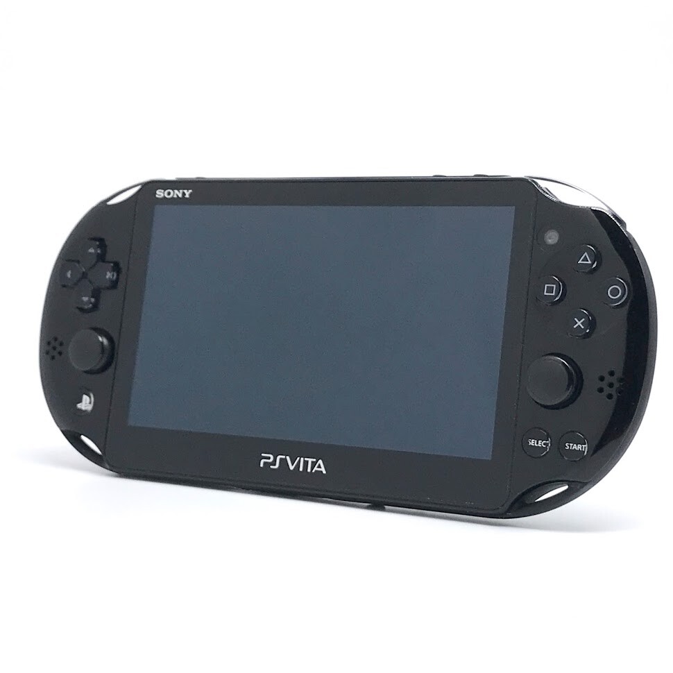 SONY PS Vita PCH-2000 Slim Black Wi-Fi LCD w/ Charger From Japan “Mint”