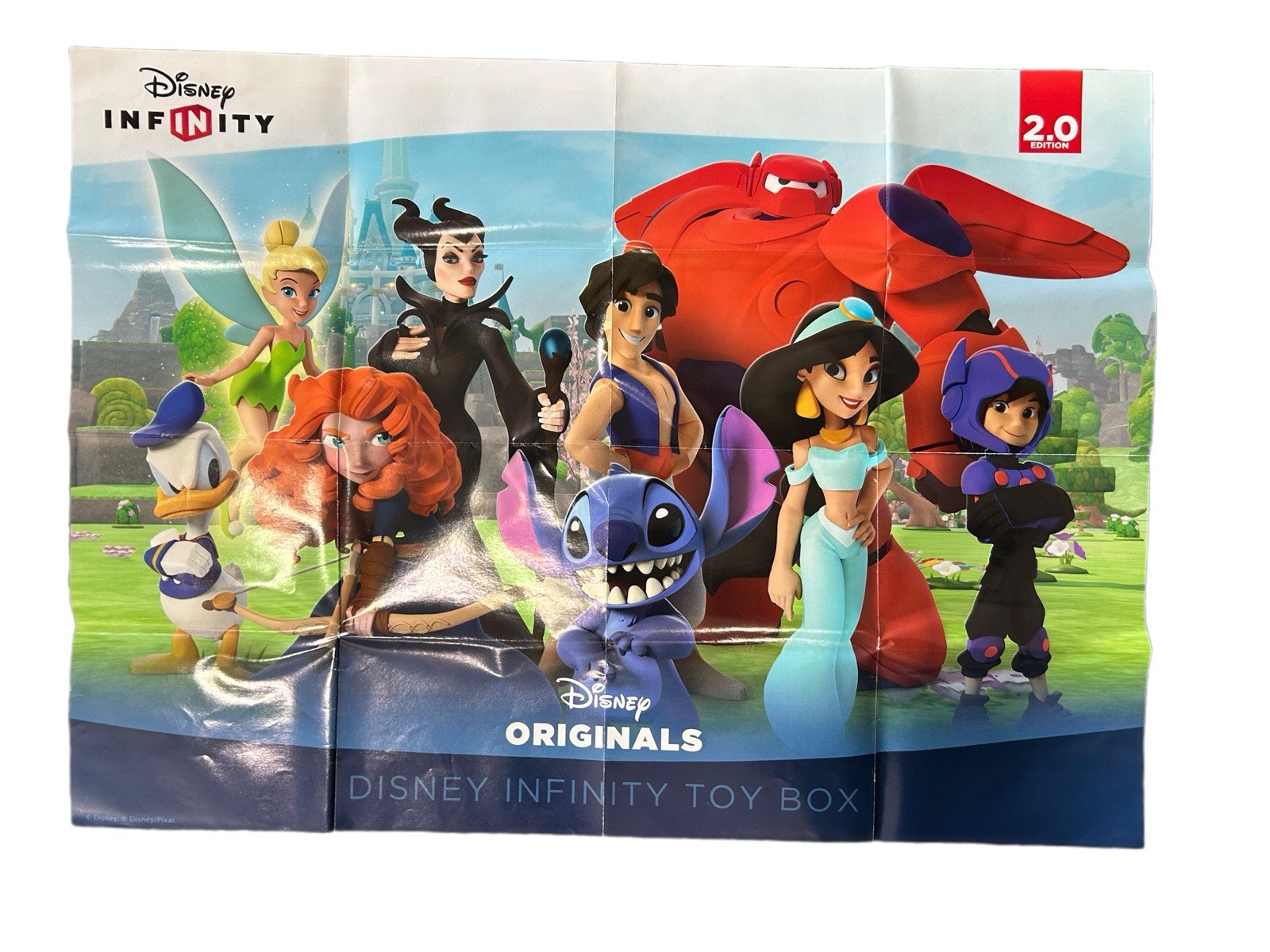 Disney Infinity 2.0 Lot Figures Portal Carry Bag Xbox360 Game Power Discs Disney