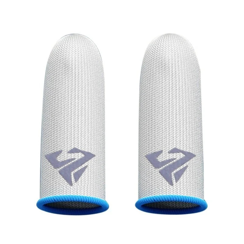 2Pcs Gaming Finger Sleeves Anti-Sweat Thumb Cover for Mobile Games High quality.