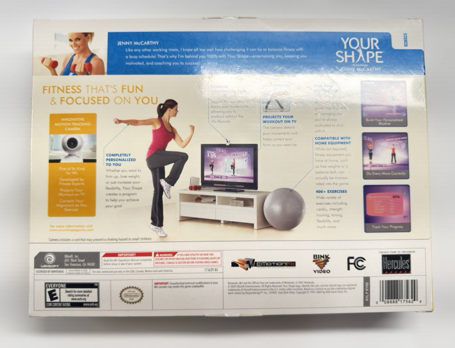 Motion Tracking Camera Your Shape: Featuring Jenny McCarthy (Nintendo Wii, 2009)