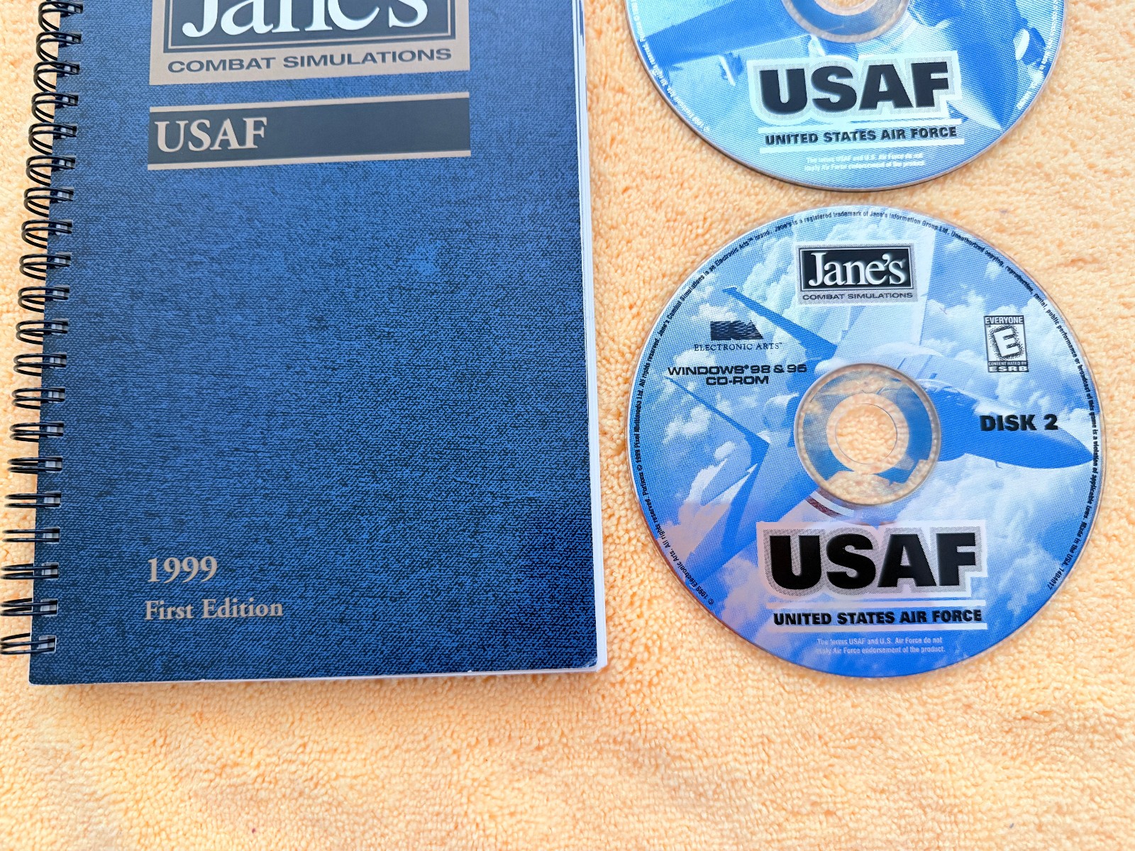 Jane’s Combat Simulations – USAF United States Air Force with Book