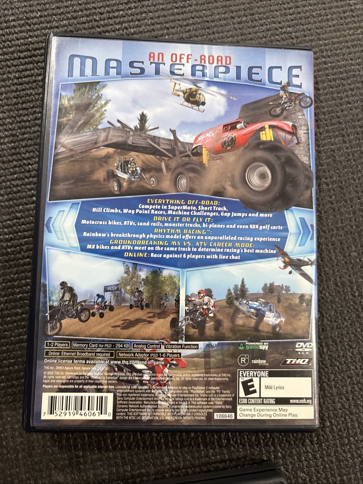 Sony PlayStation 2 PS2 CIB COMPLETE ATV OFFROAD FURY 1 2 3 & More , Hot wheels