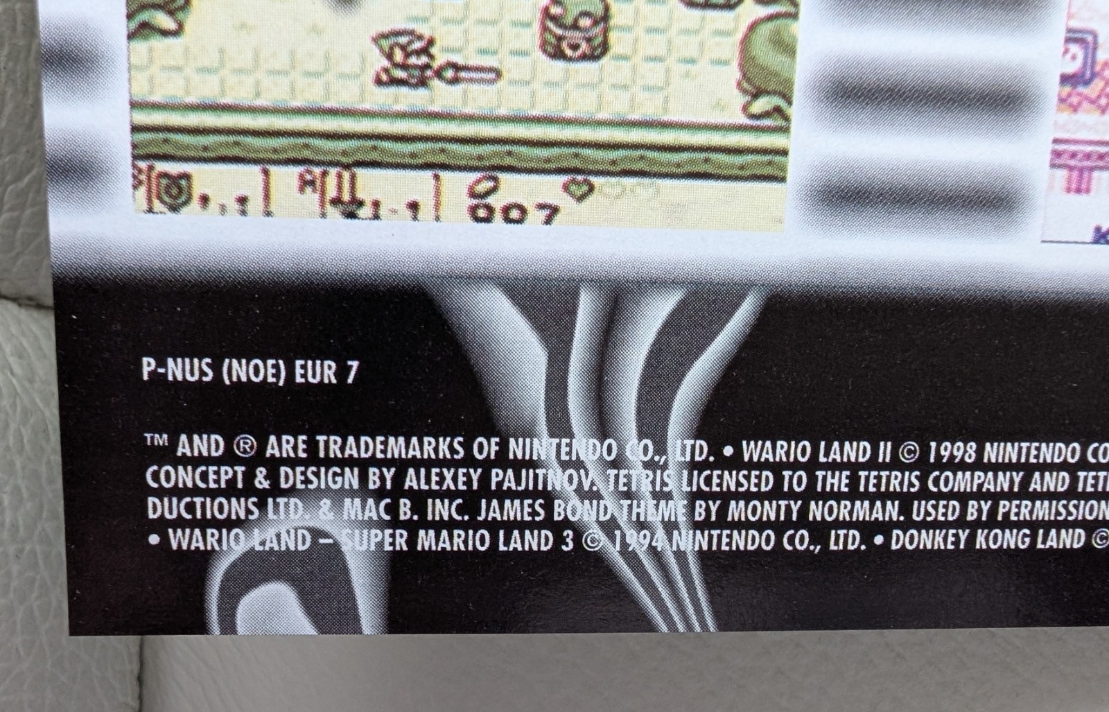 Nintendo 64 Game Boy Insert Leaflet Poster P-NUS (NOE) EUR-7 – 1998