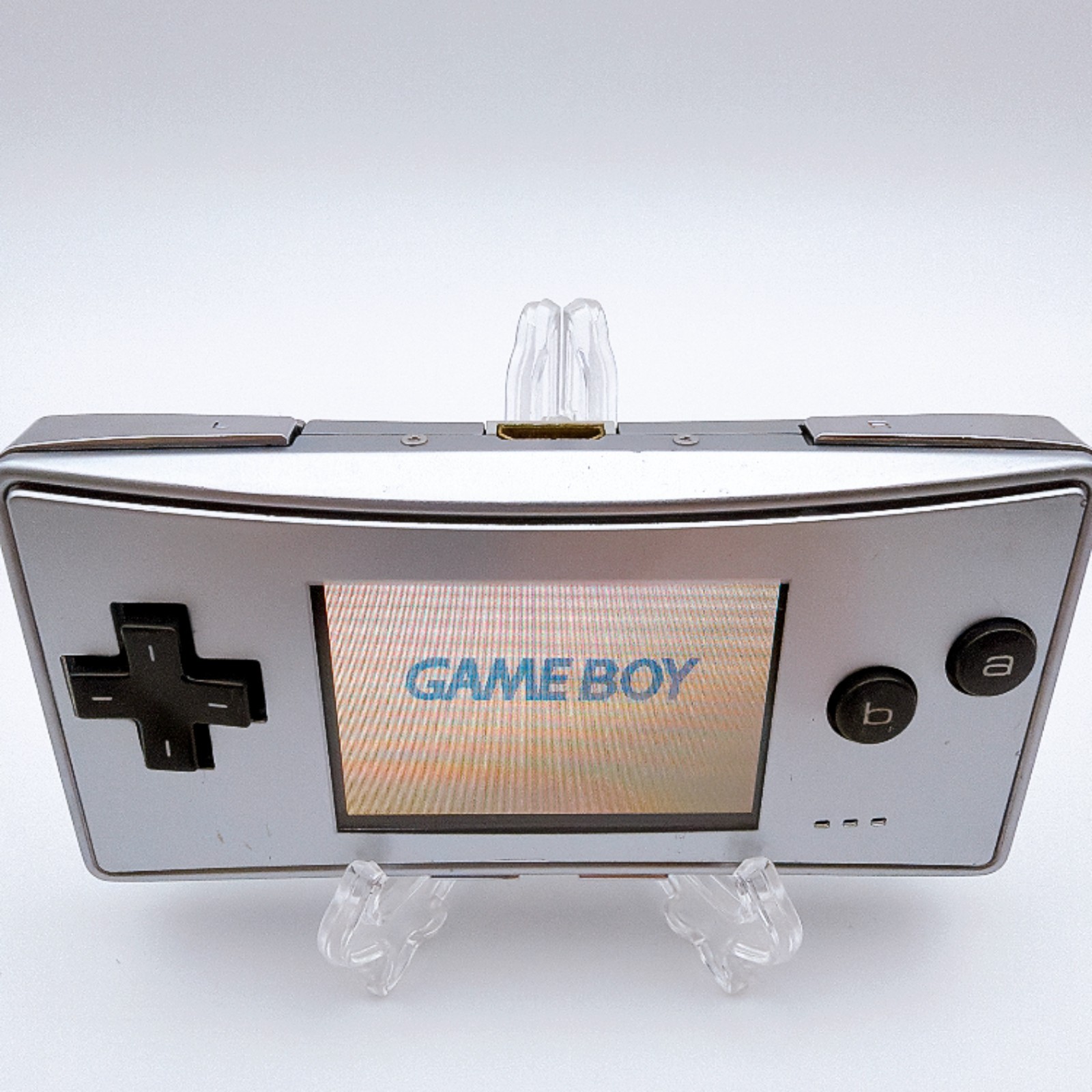 Nintendo Game Boy Micro silver Console Tested Working Japan Clean