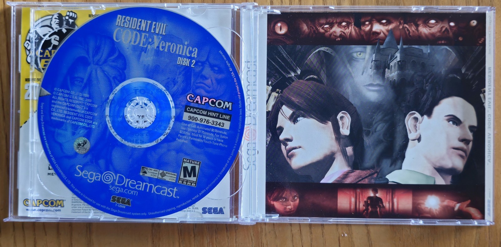 Resident Evil: Code Veronica (2000) Sega Dreamcast. CD No 2