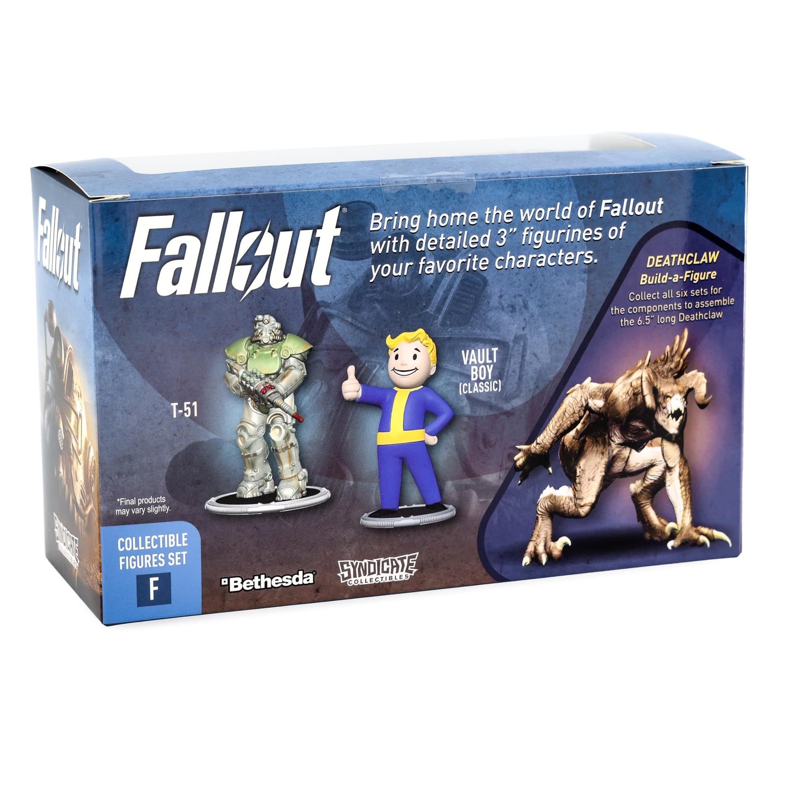 Toynk Fallout T-51 Power Armor and Vault Boy (Classic) 3-Inch Mini Figure Set…
