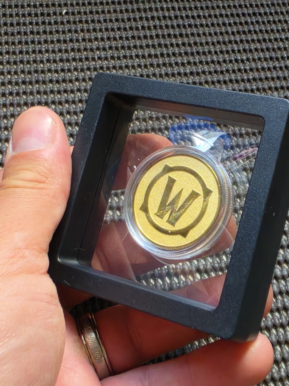 Blizzard Gear Store China World Of Warcraft Alliance 24K GP Plated Coin + COA