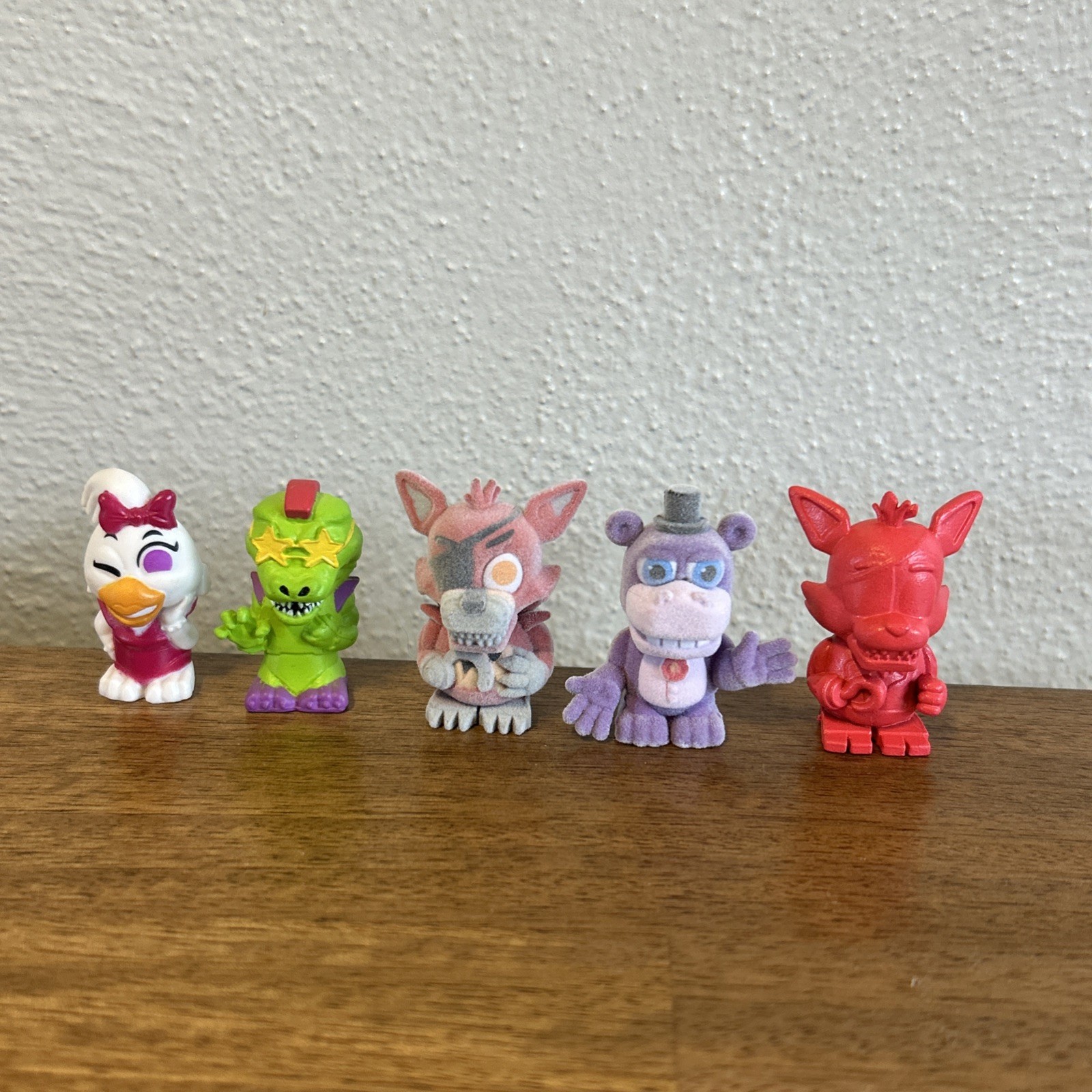 Five Nights At Freddys Faz’s Fizzy Station Mini Figure Lot 5 FNAF Mr Hippo Foxy