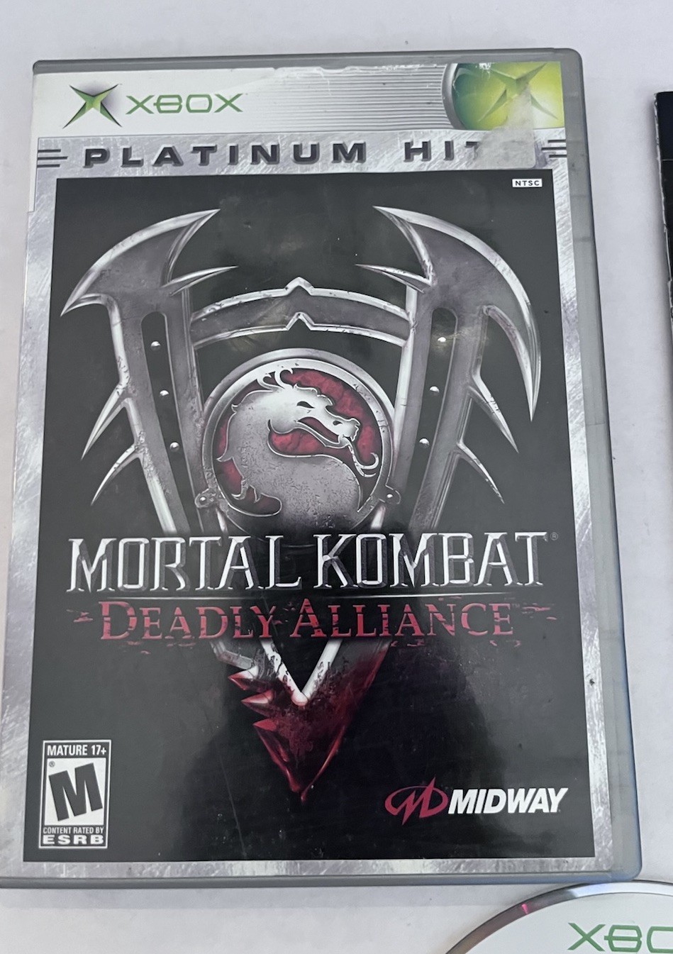 Mortal Kombat: Deadly Alliance Platinum Hits – OG Xbox 2003 – Complete Tested
