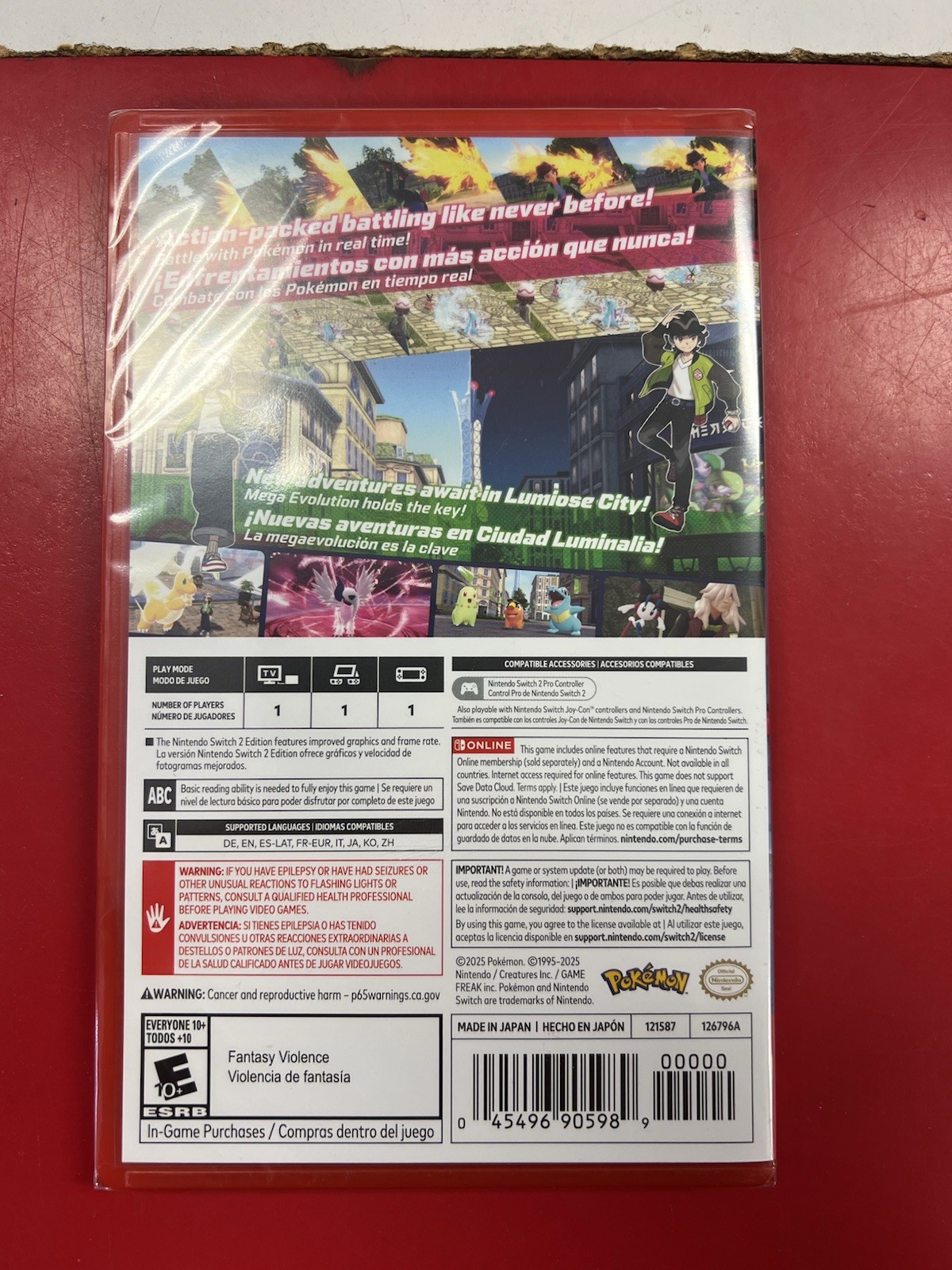 Pokemon Legends: Z-A ZA – Nintendo Switch 2 Factory Sealed L🅾️🅾️K 🔥🔥🔥🔥🔥
