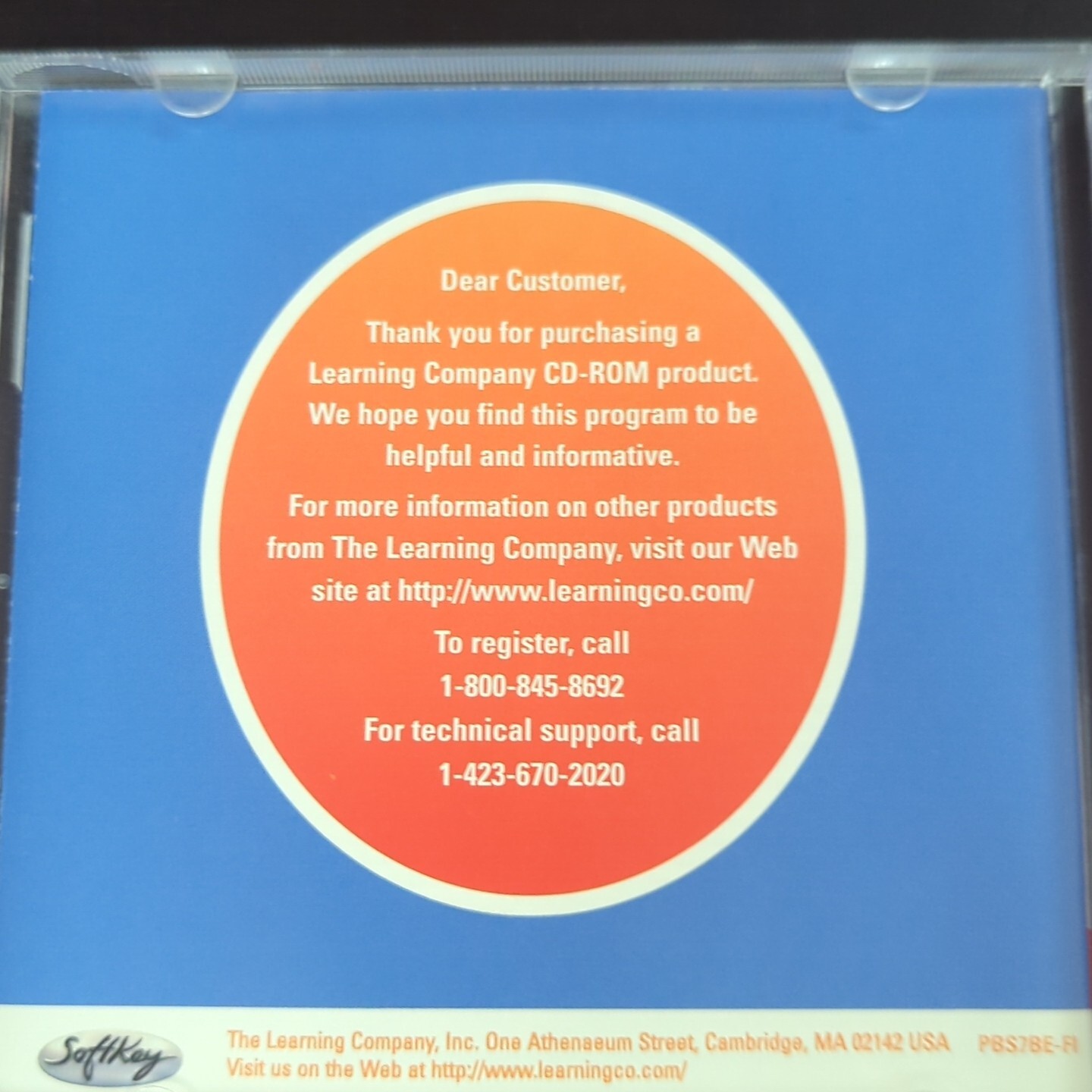 The Learning Company. Children’s Bible Stories CDrom. Productivity ages 3-8
