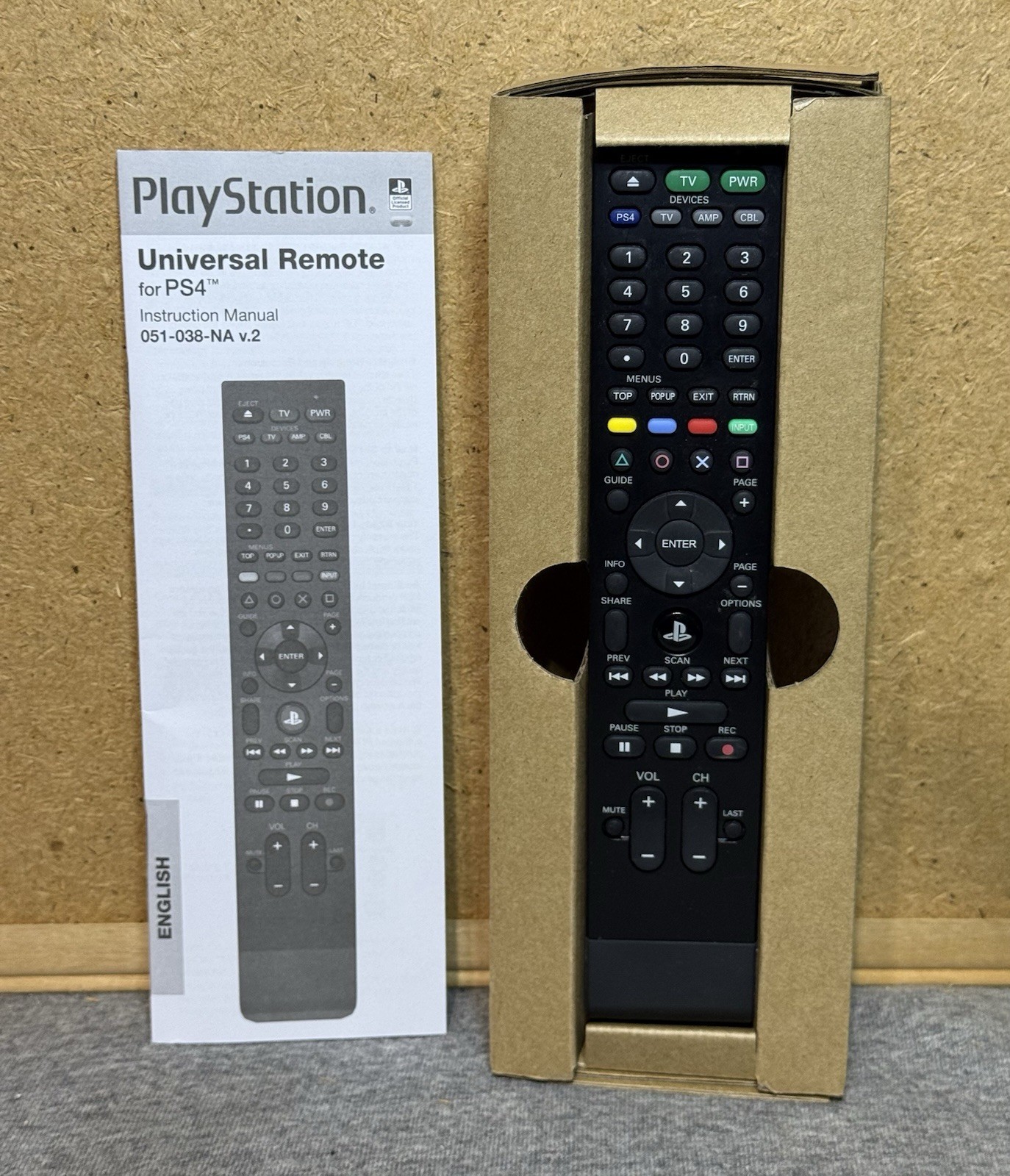 RARE Sony Playstation 4 PS4 v2.0 Universal Media Remote OPEN BOX