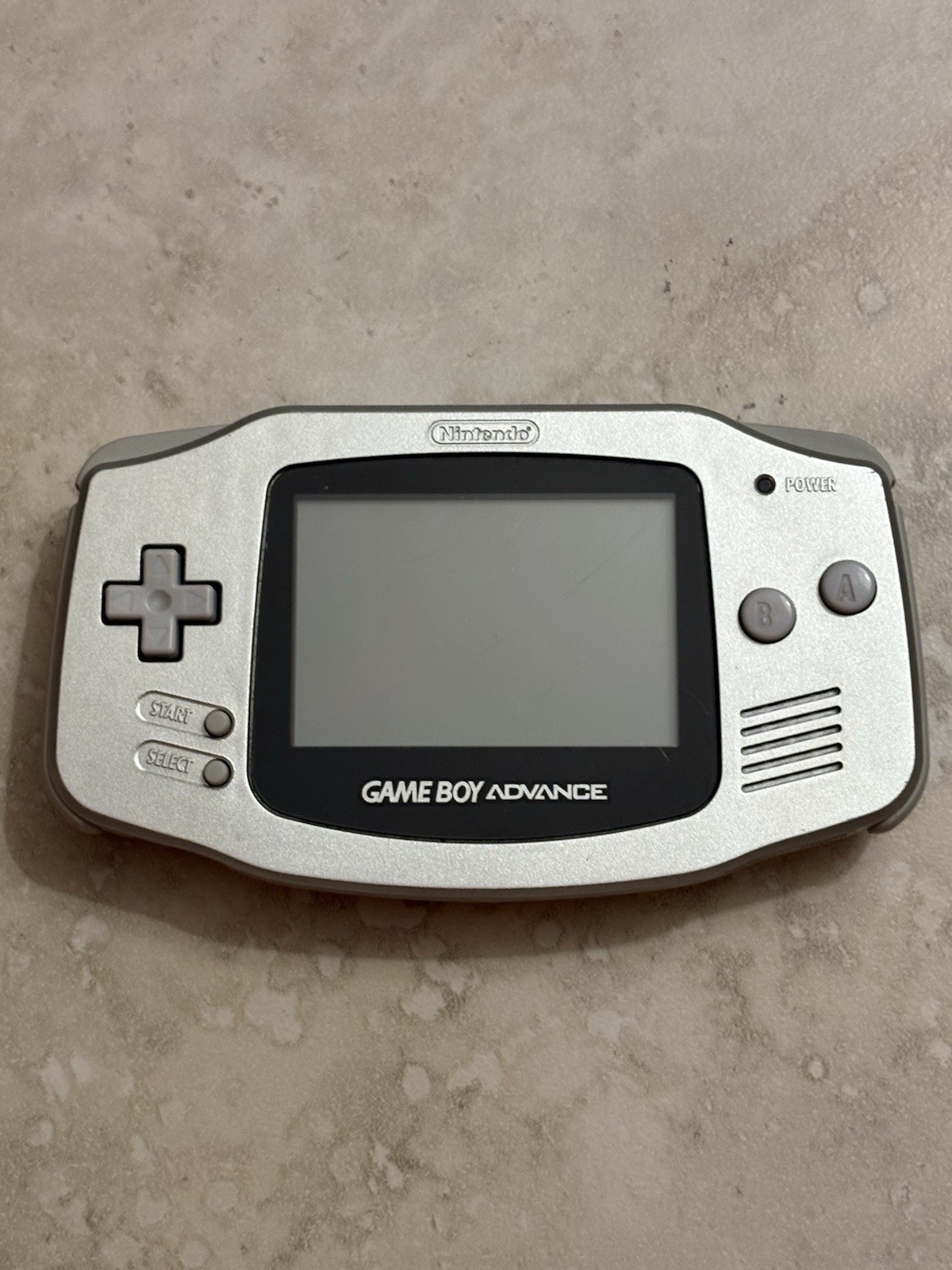 Nintendo Game Boy Advance GBA Console AGB-001 – Silver – GOOD – OEM