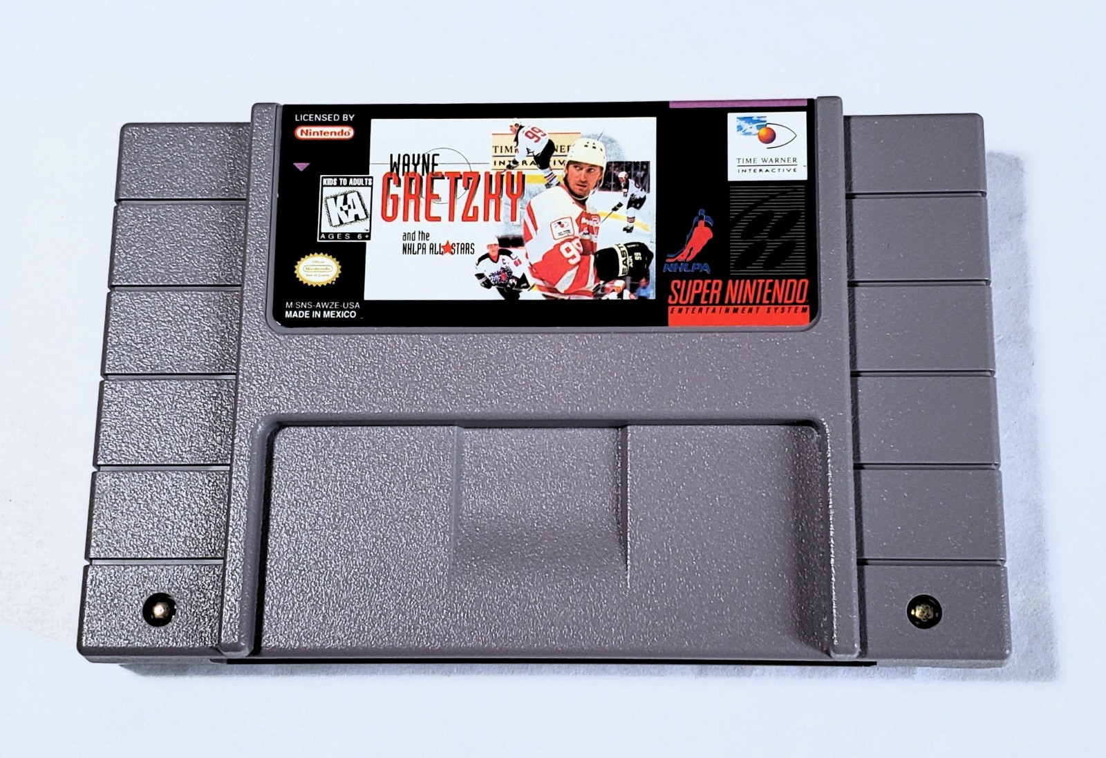 Wayne Gretzky & The NHLPA All-Stars (Super Nintendo, 1995) 100% Complete!! SNES
